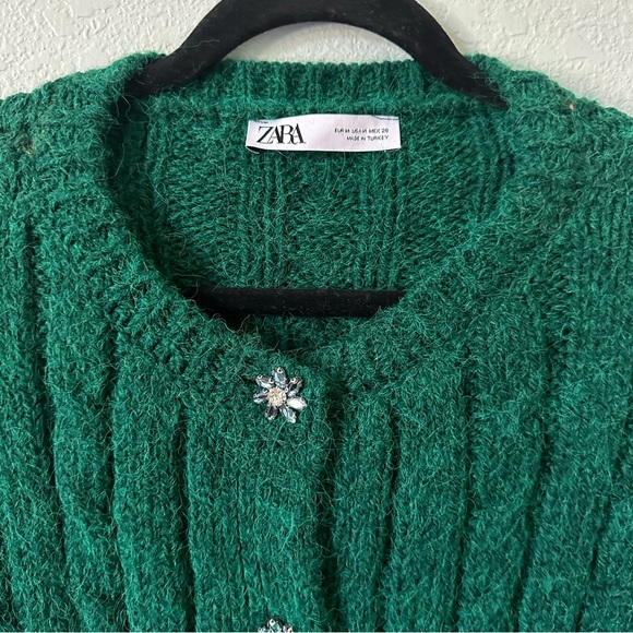 Zara Green Cardigan - Picture 5 of 7